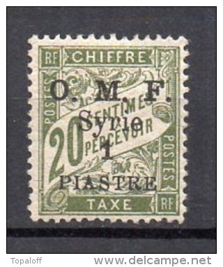 Syrie Taxe N°10 Neuf Charniere - Timbres-taxe