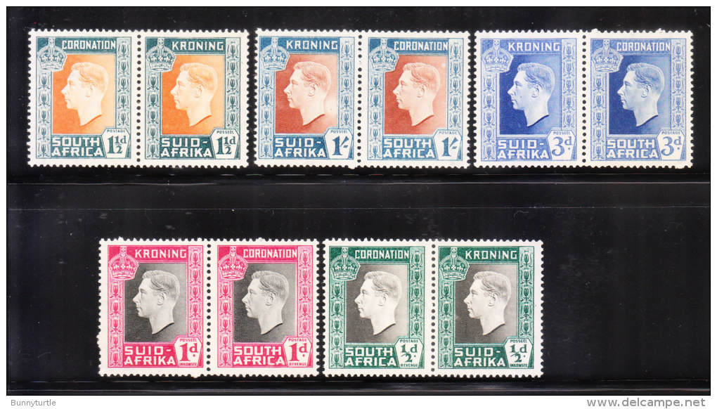 South Africa 1937 Coronation Issue Omnibus MNH - Ongebruikt