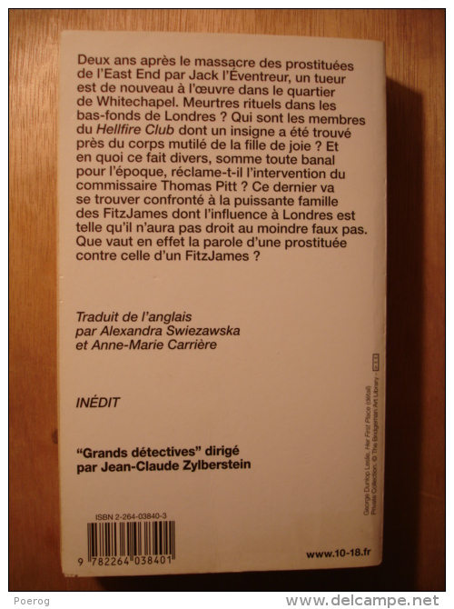 ANNE PERRY - PENTECOST ALLEY - 10/18 N°3665  - 2004 - 10/18 - Grands Détectives