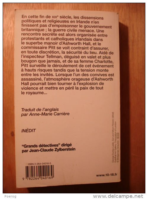 ANNE PERRY - ASHWORTH HALL - 10/18 Grands Détectives N°3743  - 2005 - 10/18 - Grands Détectives