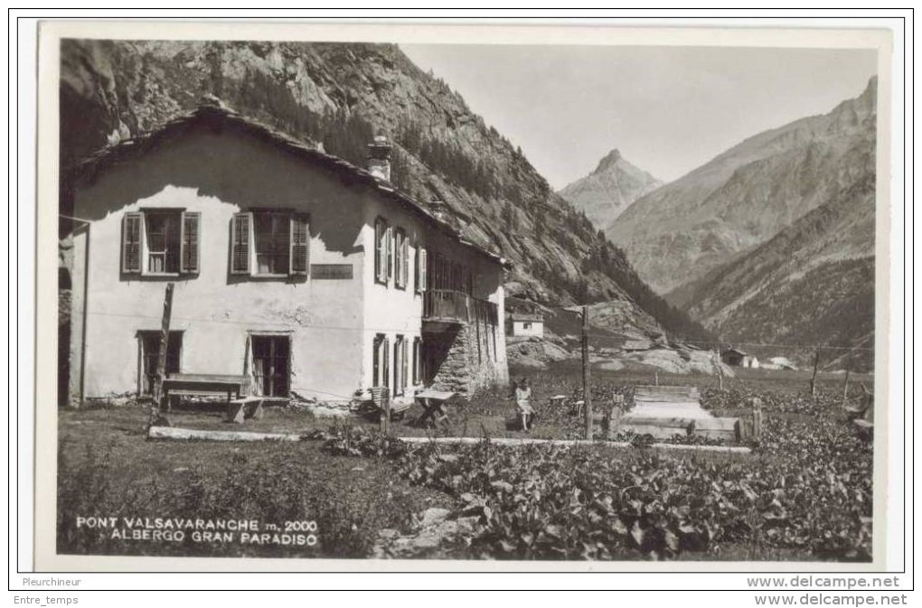 CPSM ITALIE VALSAVARANCHE ALBERGO GRAN PARADISO - Autres & Non Classés