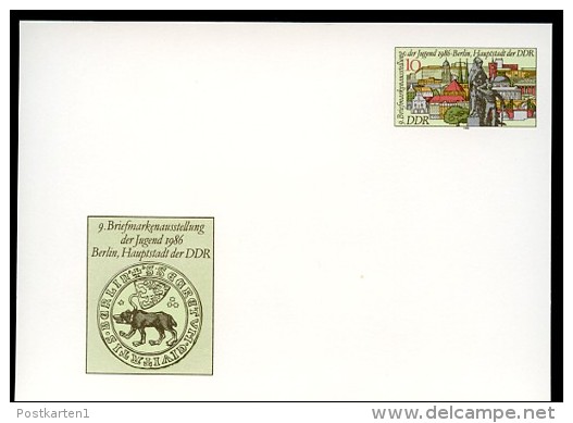 DDR P94 Postkarte AUSSTELLUNG BERLIN ** 1986 - Cartes Postales - Neuves