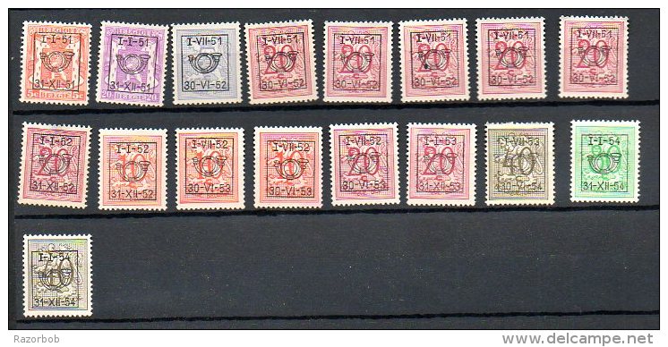 F625  Belgique Préos Année 1951 à 54 - Typo Precancels 1936-51 (Small Seal Of The State)