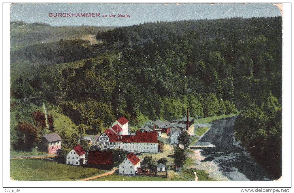 Deutschland - Burgkhammer An Der Saale - 1921 - Schleiz