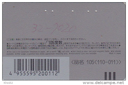 Télécarte Japon / 110-011 - AVIATION - SINGAPORE AIRLINES NEW ZEALAND 105  U - JAPAN Phonecard - Femme Girl  Avion 686 - Avions