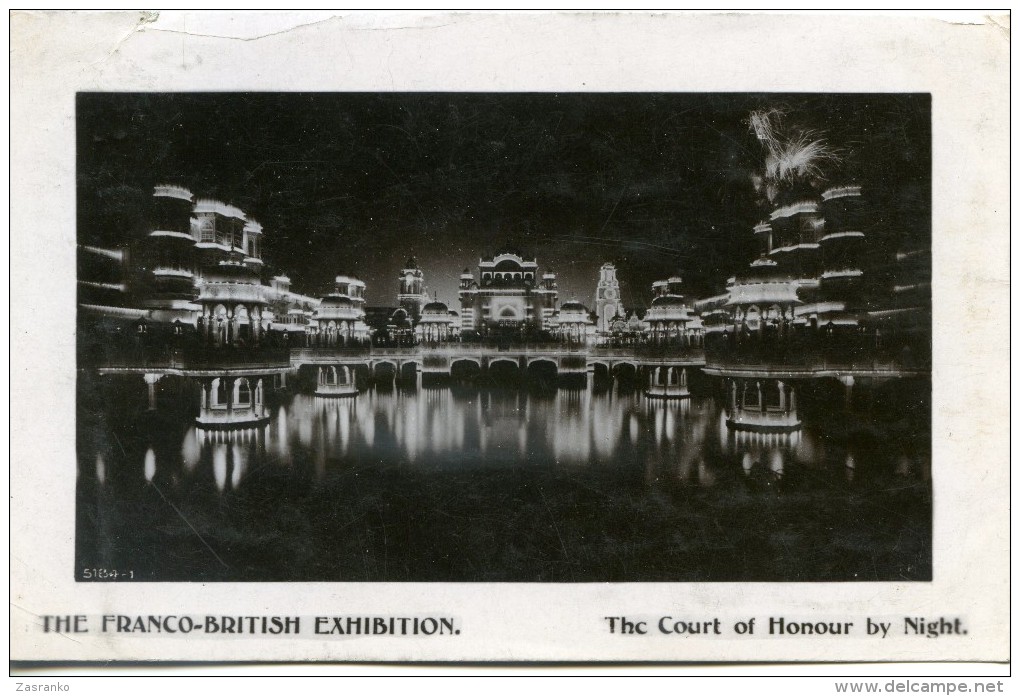 Court Of Honour By Night - FRANCO BRITISH EXHIBITION - London 1908 - Exhibitions