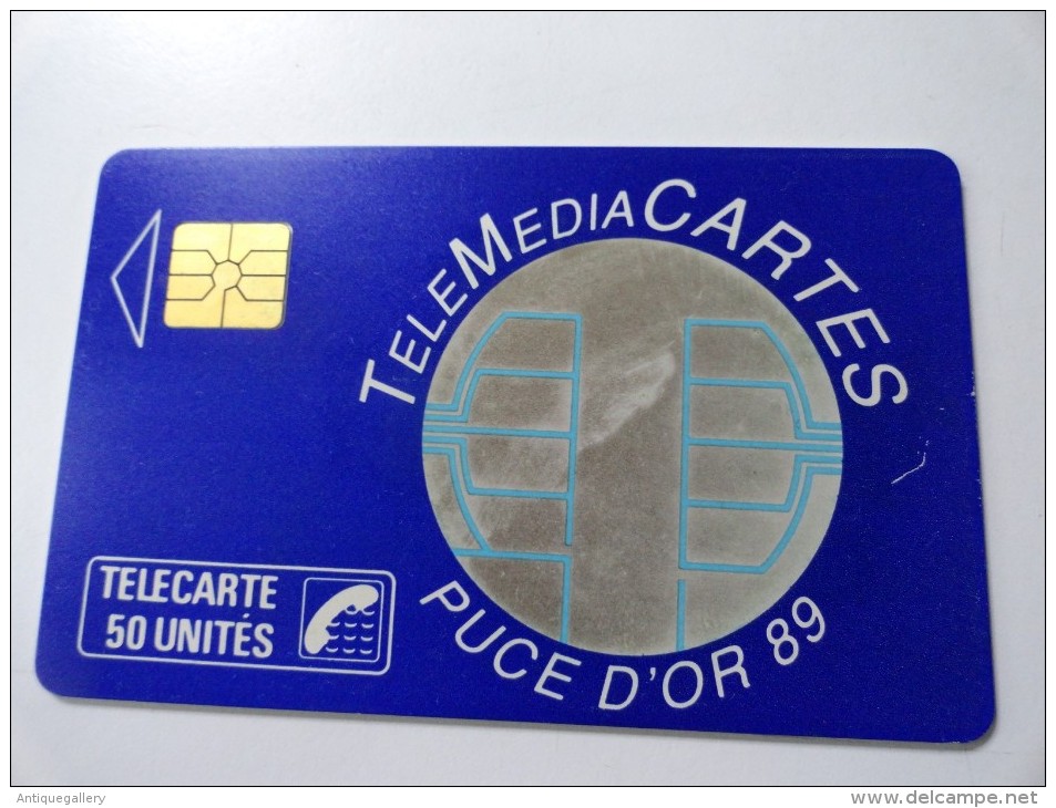 RARE : TELEMEDIACARTES PUCE D' OR 89  (USED CARD) - Privat
