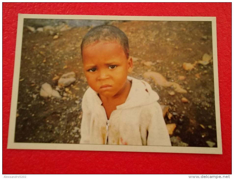 Afrique Capo Verde Isle Of S. Antao  One Children - Kaapverdische Eilanden