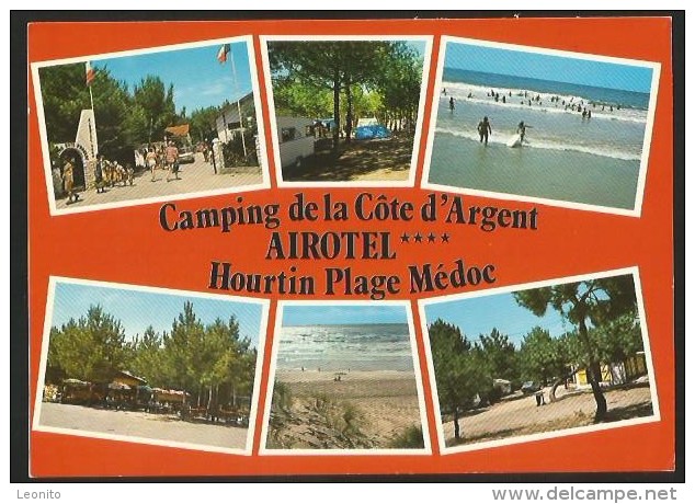 HOURTIN PLAGE Médoc Camping De La Côte D'Argent AIROTEL 1983 - Lesparre Medoc