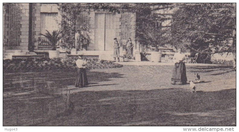 (RECTO / VERSO) LOUVECIENNES EN 1911 - N° 30 - PAVILLON DE BELLE VUE ANIME - BORDS DE CARTE USES - Louveciennes