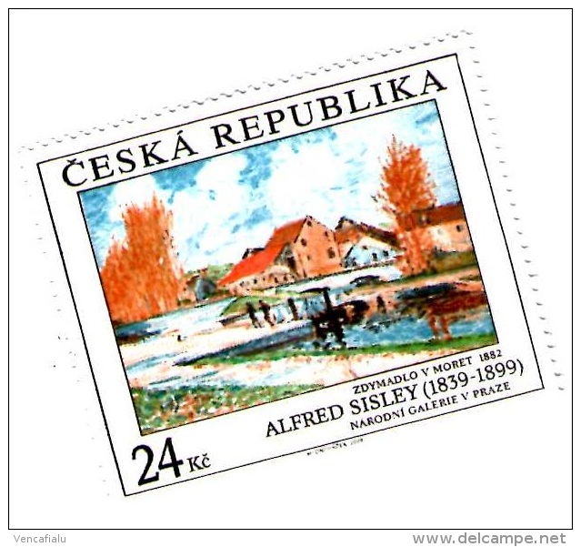 Czech Republic - Painting By Sisley, 1 Stamp, MNH - Otros & Sin Clasificación