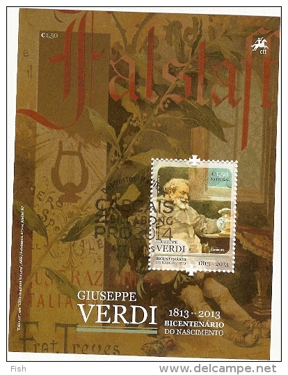 Portugal &  Bicenteniro De Verdi 2013 - Gebraucht