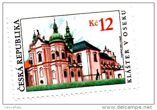 Czech Republic -monastery Osek, 1 Stamp, MNH - Abdijen En Kloosters