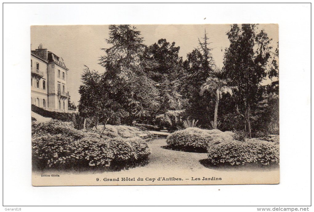 (06) GRAND HOTEL DU CAP D'ANTIBES -Les Jardins - Cap D'Antibes - La Garoupe