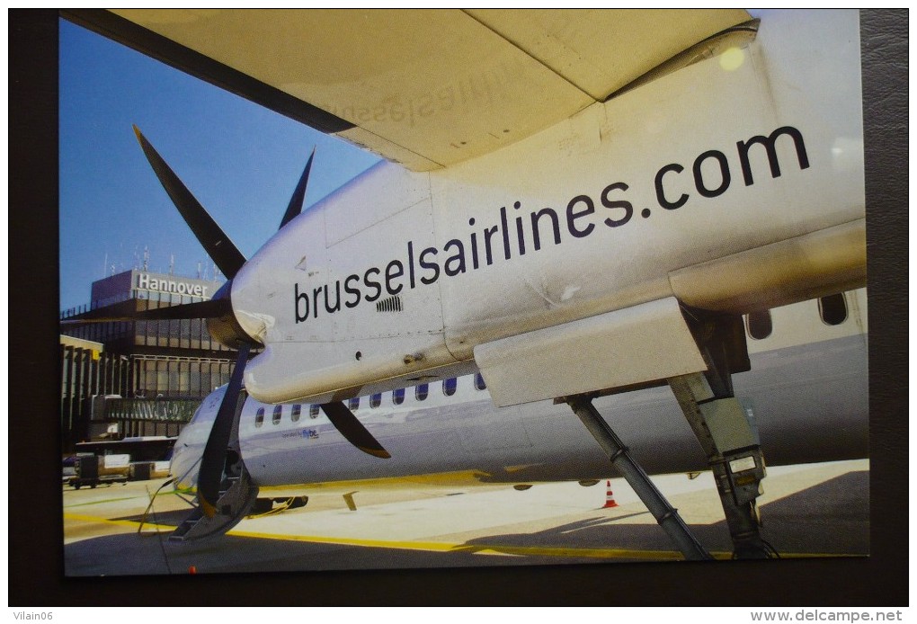 AIRLINES ISSUE / CARTE COMPAGNIE      BRUSSELS AIRLINES   DASH 8 - 1946-....: Ere Moderne