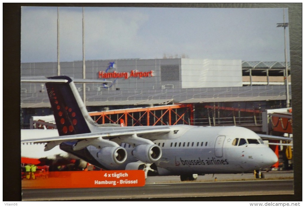 AIRLINES ISSUE / CARTE COMPAGNIE      BRUSSELS AIRLINES   RJ 100 - 1946-....: Ere Moderne