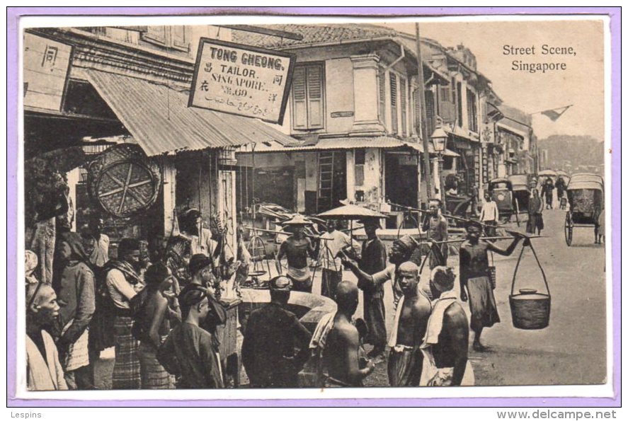 SINGAPORE --  Street Scene - Singapore