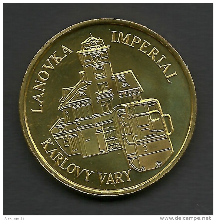 Czech Republic, Karlovy Vary, Hotel Imperial, Souvenir Jeton - Autres & Non Classés