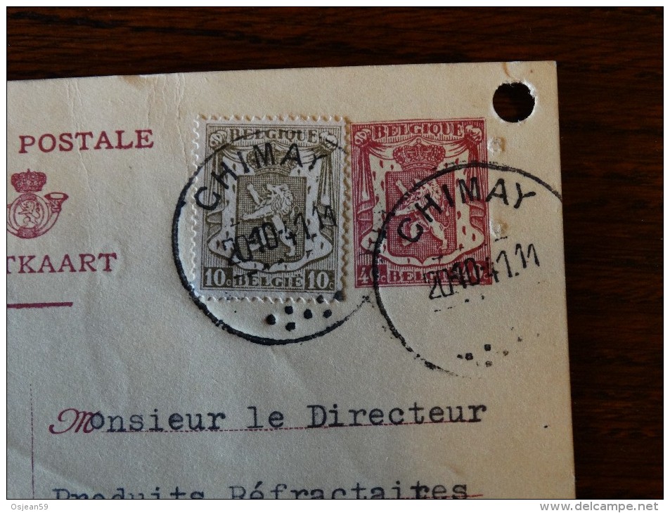Oblitération Chimay Année 1941 - Grenzübergangsstellen