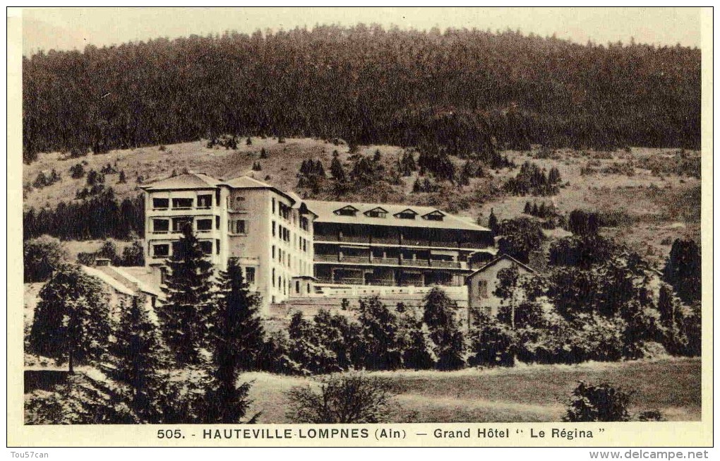 HAUTEVILLE-LOMPNES  - AIN -  (01)   -  PEU COURANTE CPSM ANNÉES 1950/1960 . - Hauteville-Lompnes