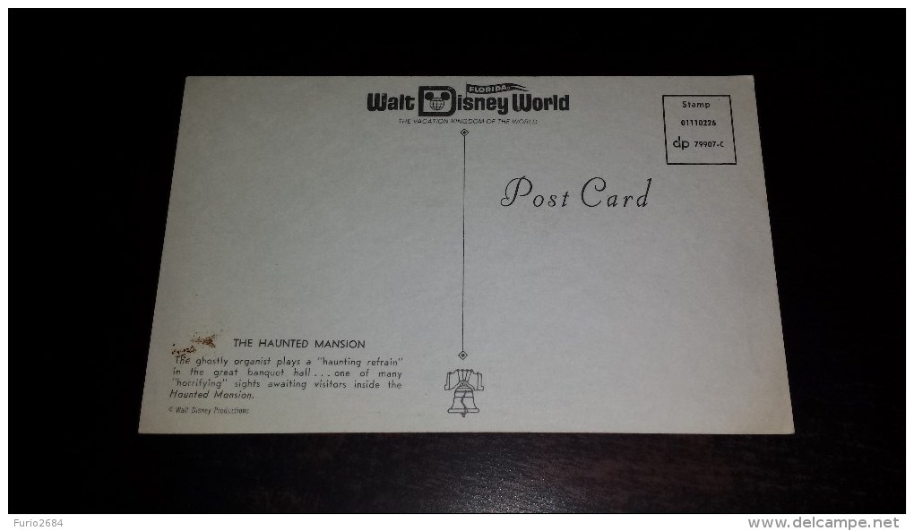 C-18503 CARTOLINA ORLANDO - THE WALT DISNEY WORLD - THE HAUNTED MANSON - ORGANO - Orlando