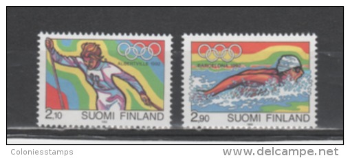 (S1000) FINLAND, 1992 (Winter And Dommer Olympic Games 1992). Complete Set. Mi ## 1161-1162. MNH** - Nuevos