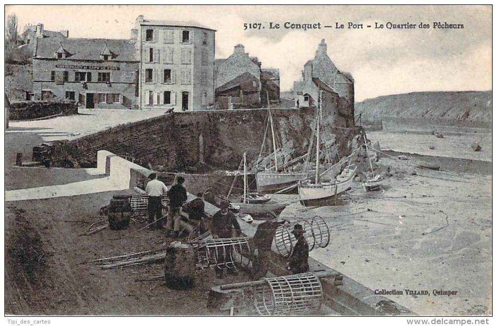 29 - Le Conquet - Le Port, Le Quartier Des Pêcheurs (restaurant Et Café Du Port) - Le Conquet