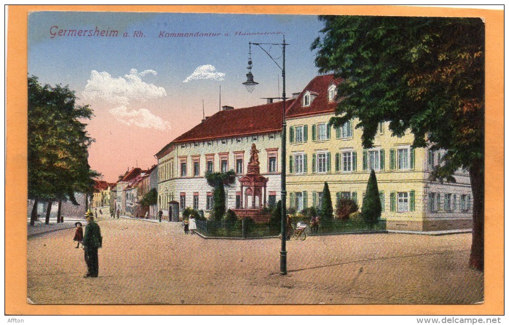 Germersheim A Rh 1910 Postcard - Germersheim