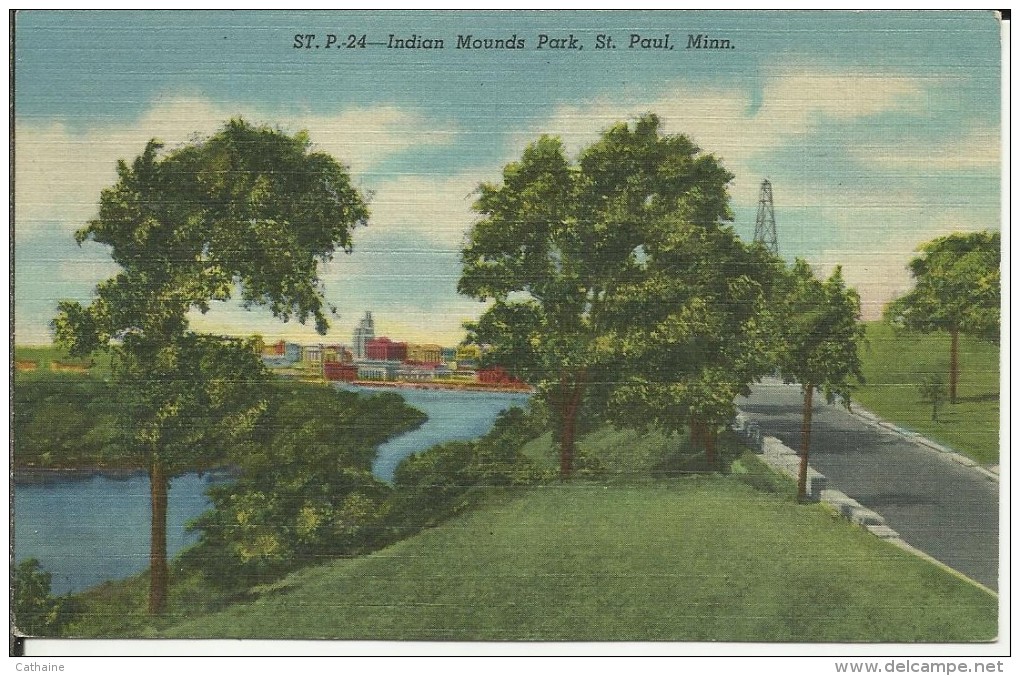 ETATS UNIS . SAINT PAUL . INDIAN MOUDS PARK . SAINT PAUL MINN. - St Paul