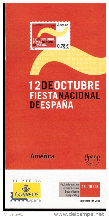 2008 Bollettino Bulletin 120OCTUBRE FIESTA NACIOAL DE ESPANA - Altri & Non Classificati