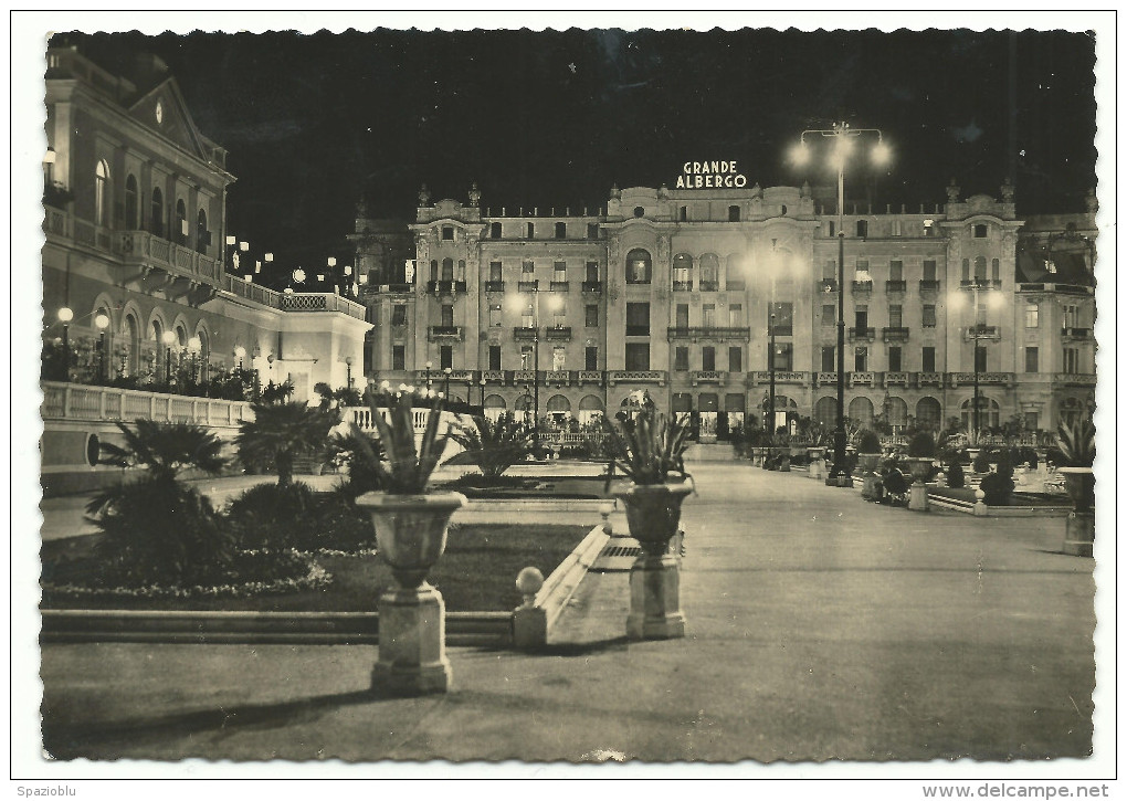 1951, Rimini - "Casino' Municipale E Grande Albergo" - Notturno - Rimini