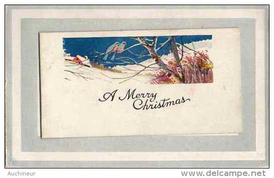 For Christmas - Carte à Volet, Oiseaux Sur Branche (3 - Other & Unclassified