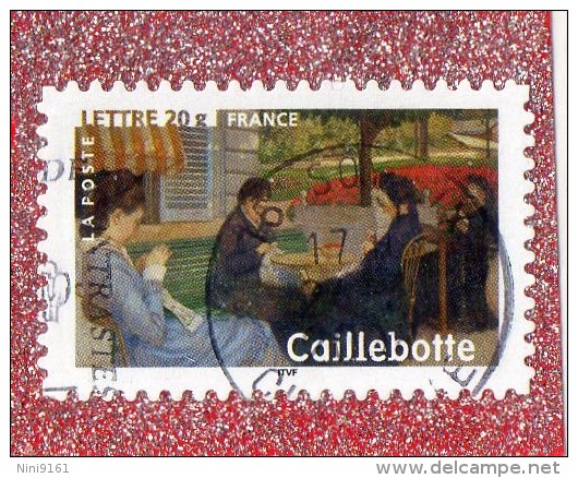 FRANCE  --  PEINTURE  --  CAILLEBOTTE   --  CACHET  ROND  DU  76  --   **  LETTRE  20  G.. **  --  POSTE  2006   --  BE - Oblitérés