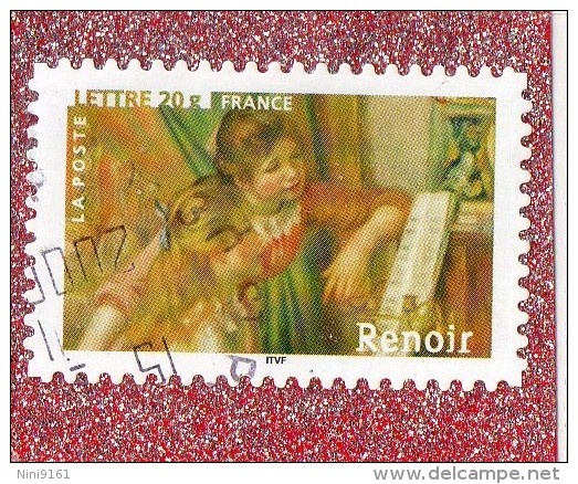 FRANCE  --  PEINTURE  --  RENOIR  --   **  LETTRE  20  G.. **  --  POSTE  2006   --  BE - Usati