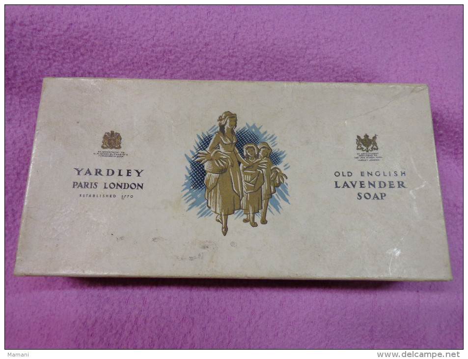 Boite Carton 18x9x3.- Yardley Paris London Old English Lavender Soap  By Aapointment To Hm Queen Elizabeth II - Altri & Non Classificati