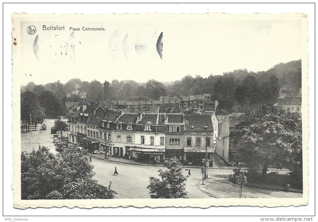 Carte Postale - BOITSFORT - Place Communale - CPA  // - Watermaal-Bosvoorde - Watermael-Boitsfort