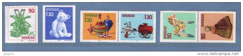 OLD TOYS CHILDERN Vieux Jouets ENFANTS Altes Spielzeug KINDER SWEDEN SUEDE SCHWEDEN 1978 MNH MI 1045 - 1050 - Poupées