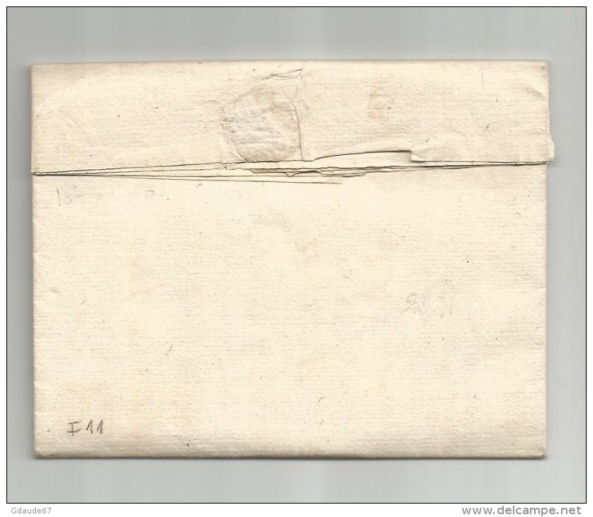 1756 - LETTRE De NISMES / NIMES (GARD) Pour GRENOBLE - 1701-1800: Precursors XVIII