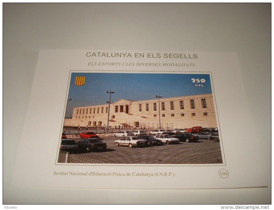ESPAÑA - CATALUNYA EN ELS SEGELLS - HOJA Nº 104 - ELS ESPORTS I LES DIVERSES MODALITATS (INEF) ** MNH - Commemorative Panes
