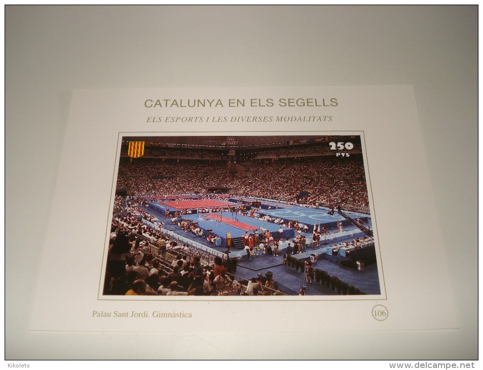 ESPAÑA - CATALUNYA EN ELS SEGELLS - HOJA Nº 106 - ELS ESPORTS I LES DIVERSES MODALITATS (PALAU SANT JORDI - GIMNA ** MNH - Commemorative Panes