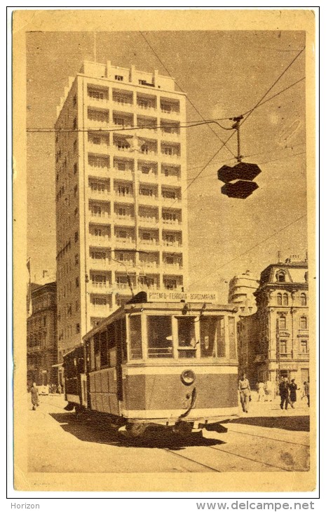 XCRO.308.  RIJEKA - FIUME  - Tram! - Croazia