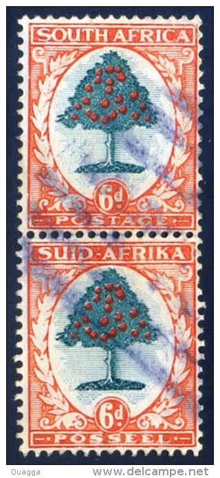 South Africa 1937. 6d Green And Vermillion Type I (18½x22½mm) SACC 60*, SG 61*. - Unused Stamps