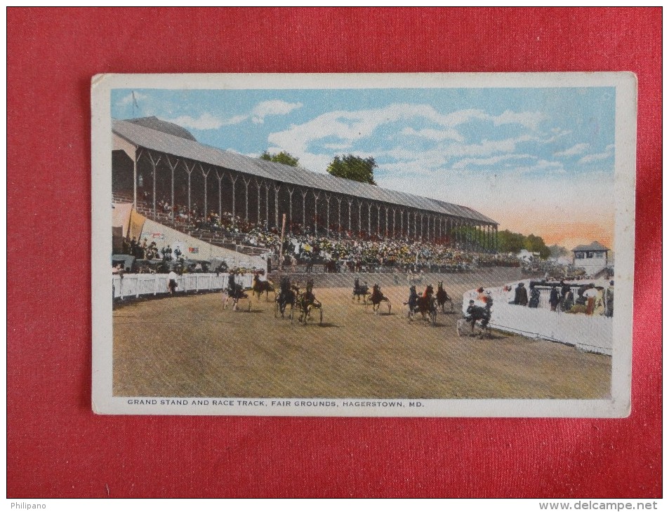 - Maryland> Hagerstown  Fair Grounds Race Track    Ref 1593 - Hagerstown