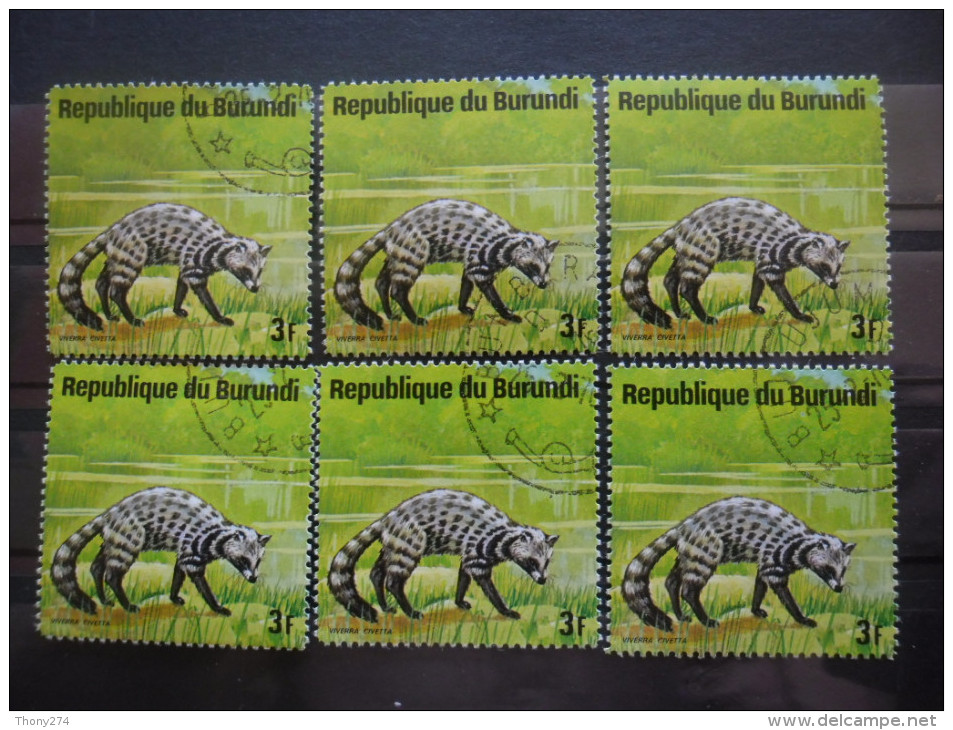 BURUNDI N°655 X 6 Oblitéré - Collections