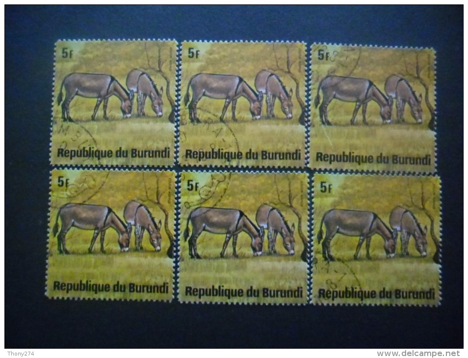 BURUNDI N°658 X 6 Oblitéré - Collections