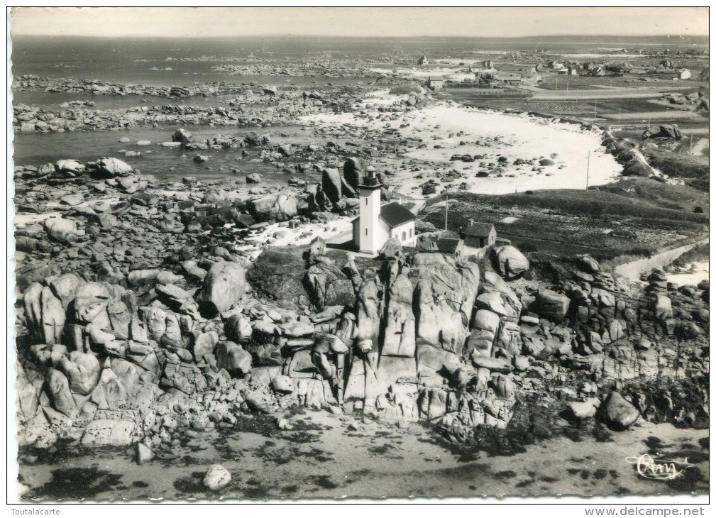 CPM 29 BRIGNOGAN LE PHARE 1959  Grand Format 15 X 10,5 - Brignogan-Plage