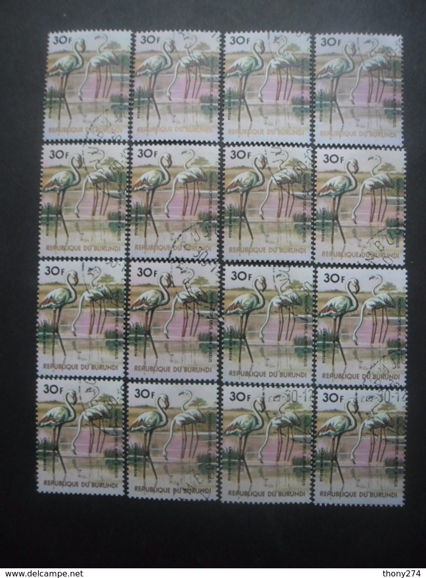 BURUNDI Poste Aérienne N°453 X 16 Oblitéré - Collections