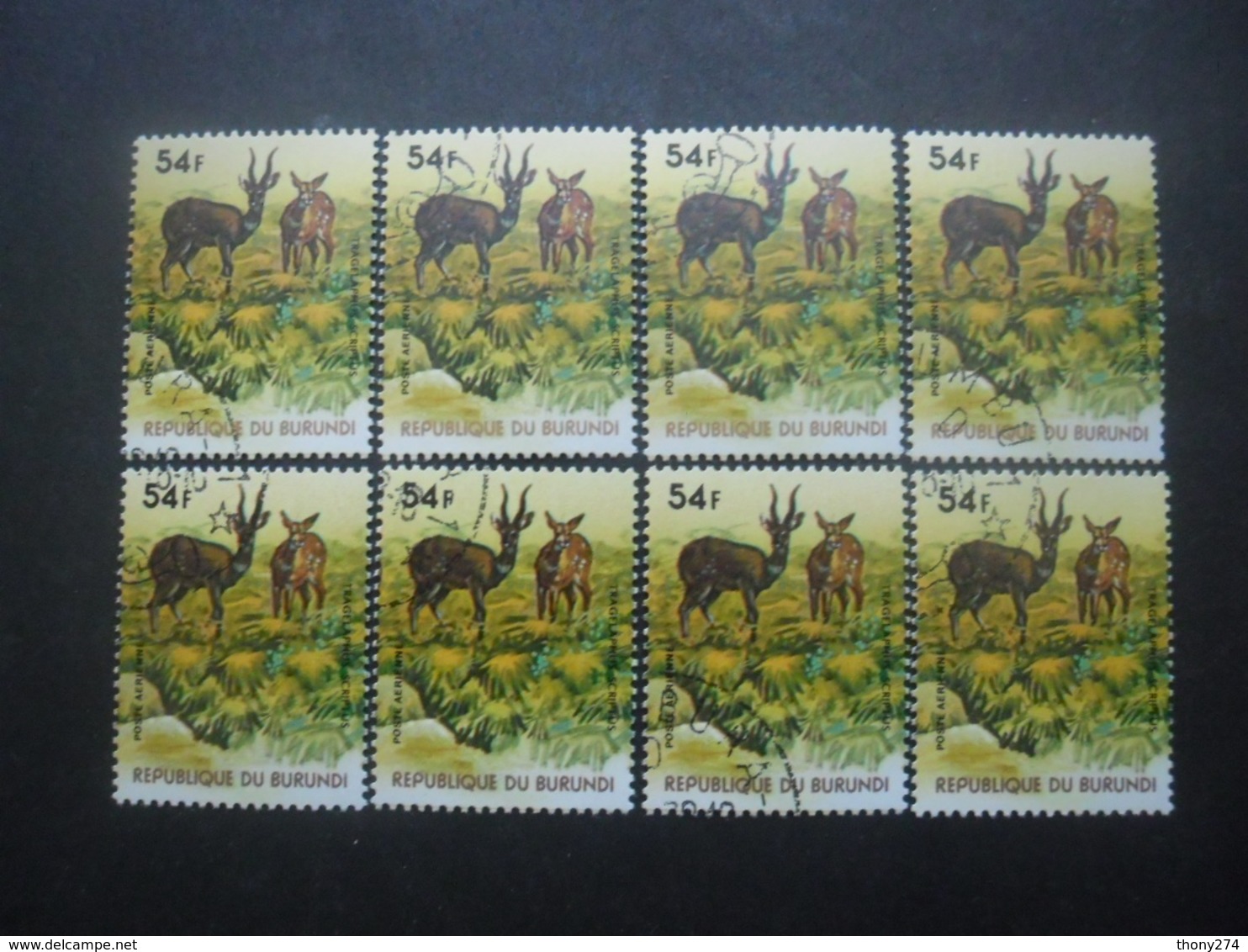 BURUNDI Poste Aérienne N°462 X 8 Oblitéré - Collections