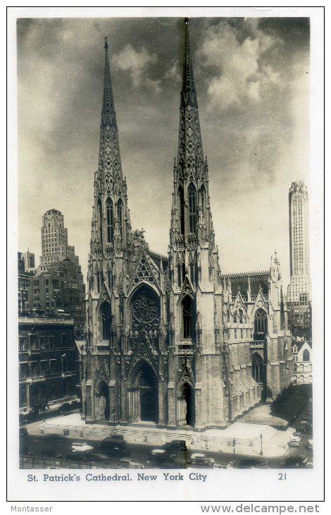 NEW YORK. St. Patrick Cathedral. Posted For FIRENZE (ITALY) 1947. - Manhattan