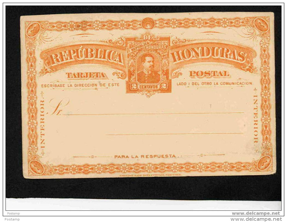 HONDURAS-Carte Postale Entier Postal Neuf*** Sans Trace De Ch--2 Centavos Rouge -années 1900- - Honduras